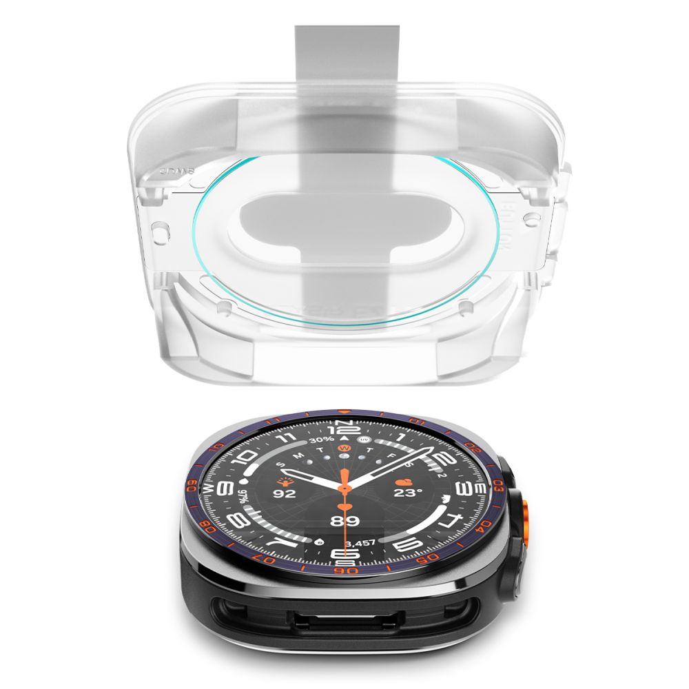 Spigen Glas.TR EZ Fit AC 2-pack temptų stiklas Samsung Galaxy Watch Ultra 47mm -- Samsung Galaxy Watch Ultra (47mm)