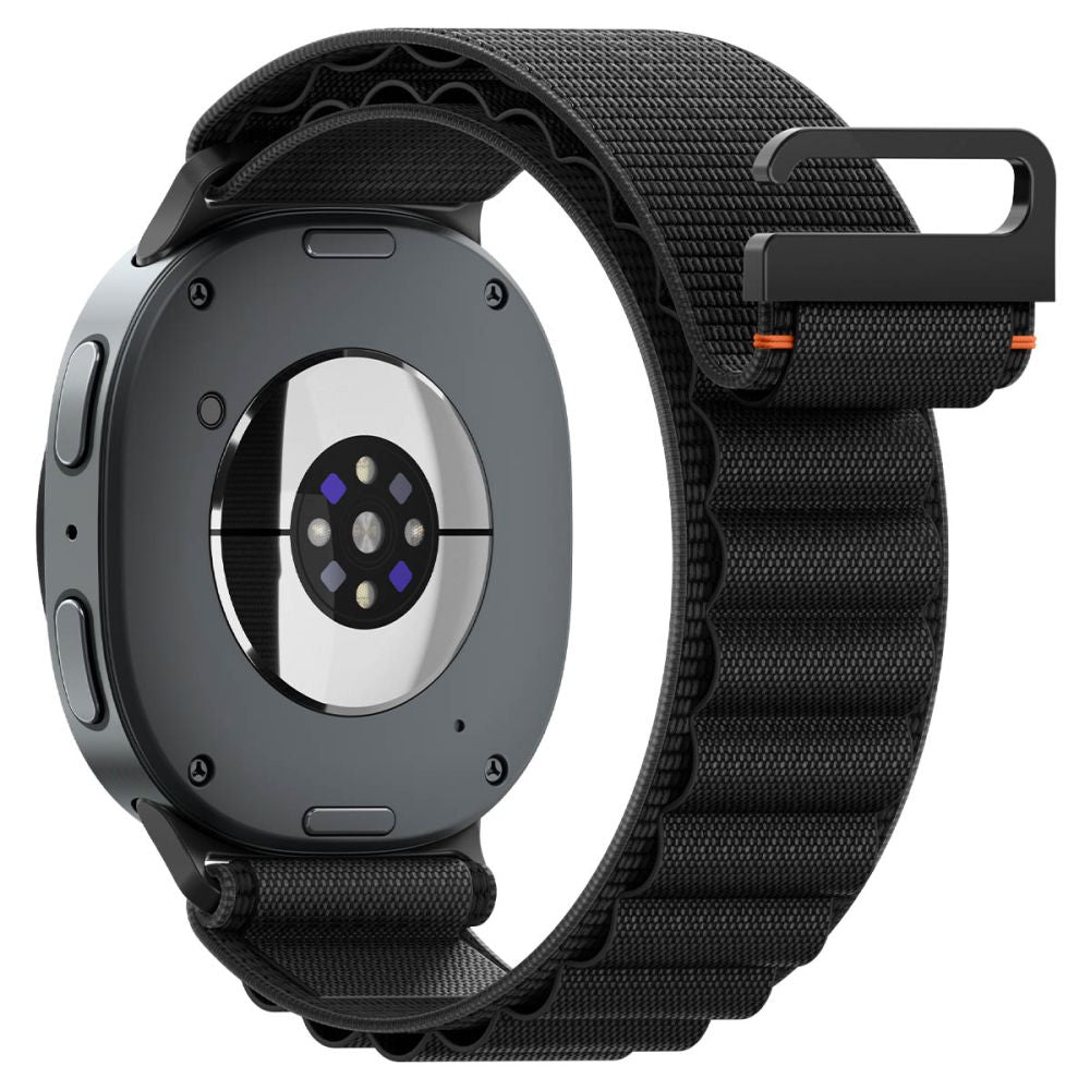 Spigen WBF1 dirželis Samsung Galaxy Watch 40/44/46 mm - juodas -- Samsung Galaxy Watch