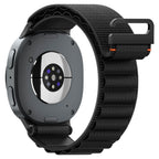Spigen WBF1 dirželis Samsung Galaxy Watch 40/44/46 mm - juodas -- Samsung Galaxy Watch