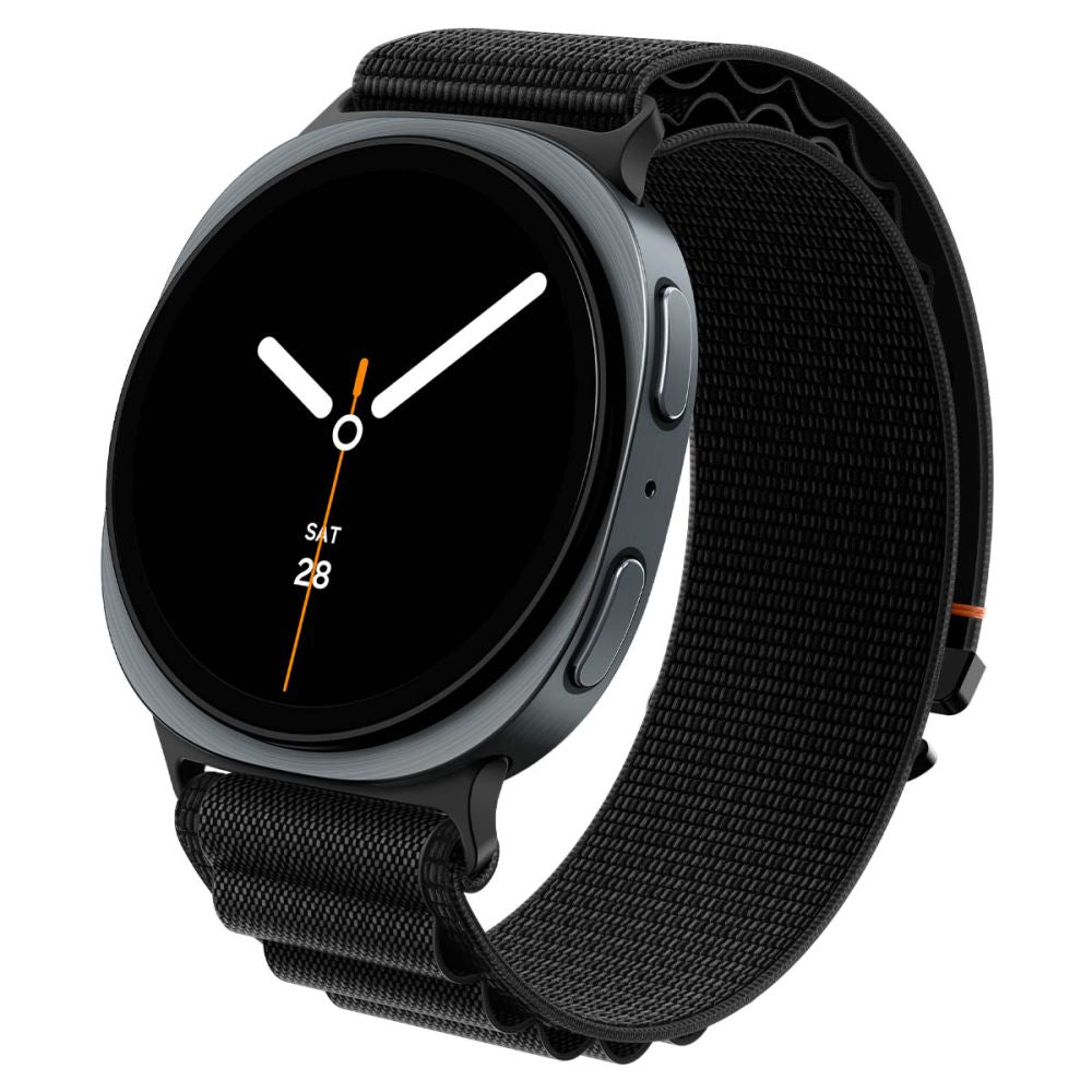 Spigen WBF1 dirželis Samsung Galaxy Watch 40/44/46 mm - juodas -- Samsung Galaxy Watch