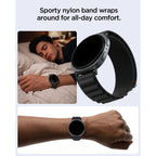 Spigen WBF1 dirželis Samsung Galaxy Watch 40/44/46 mm - juodas -- Samsung Galaxy Watch