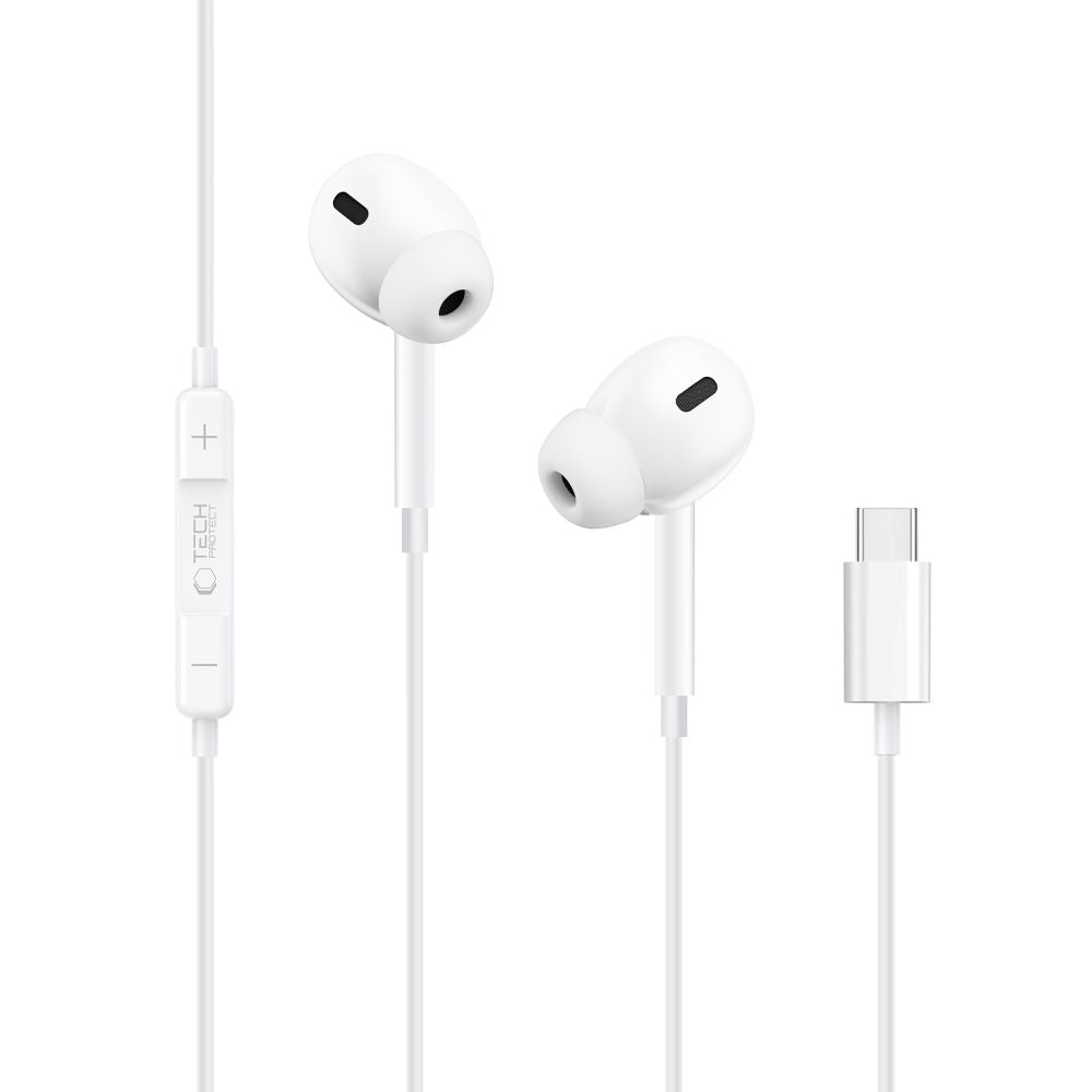 Tech-Protect Ultraboost Core G3 USB-C laidinės ausies aušinės - Balta -- Headphones