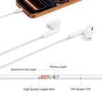 Tech-Protect Ultraboost Core G3 Mini Jack laidinės ausies aušinės - Balta -- Headphones