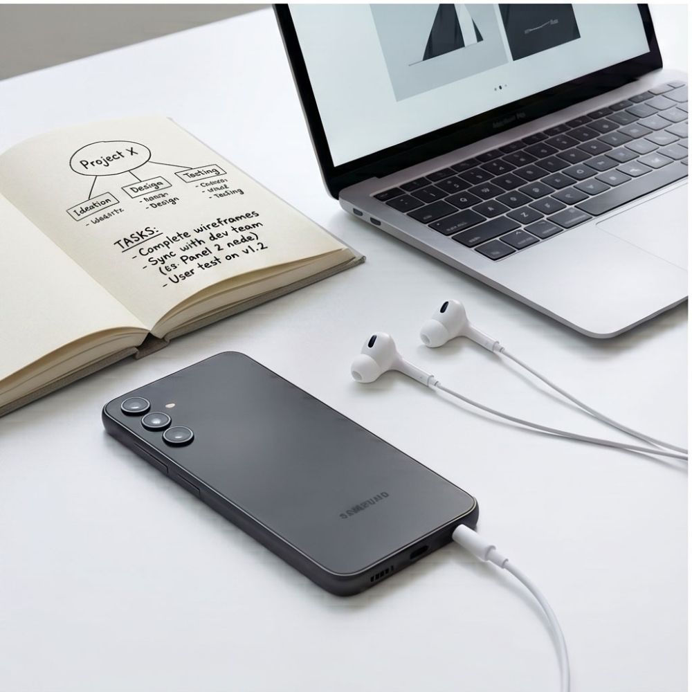Tech-Protect Ultraboost Core G3 Mini Jack laidinės ausies aušinės - Balta -- Headphones