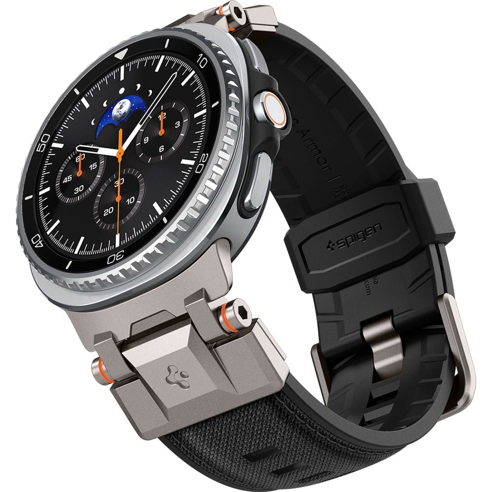 Spigen DuraPro Armor dirželis Samsung Galaxy Watch 40/44/46 mm - juodas -- Samsung Galaxy Watch