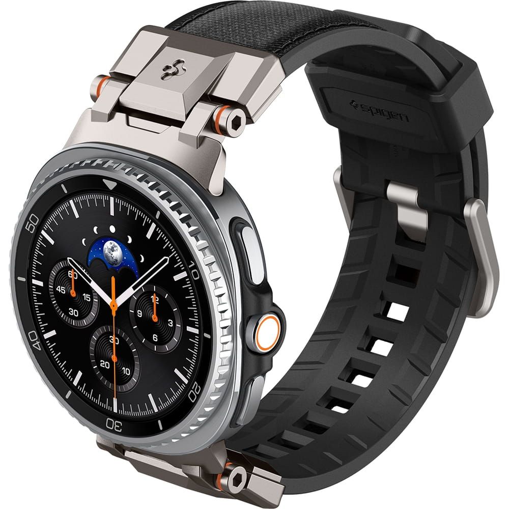 Spigen DuraPro Armor dirželis Samsung Galaxy Watch 40/44/46 mm - juodas -- Samsung Galaxy Watch