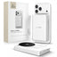 TECH-PROTECT PB40 LIFEMAG MAGSAFE POWER BANK 10000MAH 25W QI2.2 WHITE/SILVER -- Cell phone cables