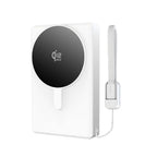 TECH-PROTECT PB40 LIFEMAG MAGSAFE POWER BANK 10000MAH 25W QI2.2 WHITE/SILVER -- Cell phone cables