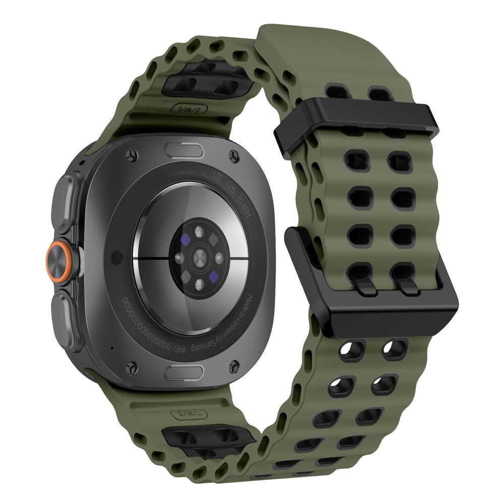 Tech-Protect Iconband Pro Samsung Galaxy Watch Ultra 47mm - žalia/juoda -- Samsung Galaxy Watch Ultra
