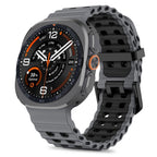 Tech-Protect Iconband Pro Samsung Galaxy Watch Ultra 47mm - Pilka/juoda -- Samsung Galaxy Watch Ultra