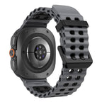Tech-Protect Iconband Pro Samsung Galaxy Watch Ultra 47mm - Pilka/juoda -- Samsung Galaxy Watch Ultra