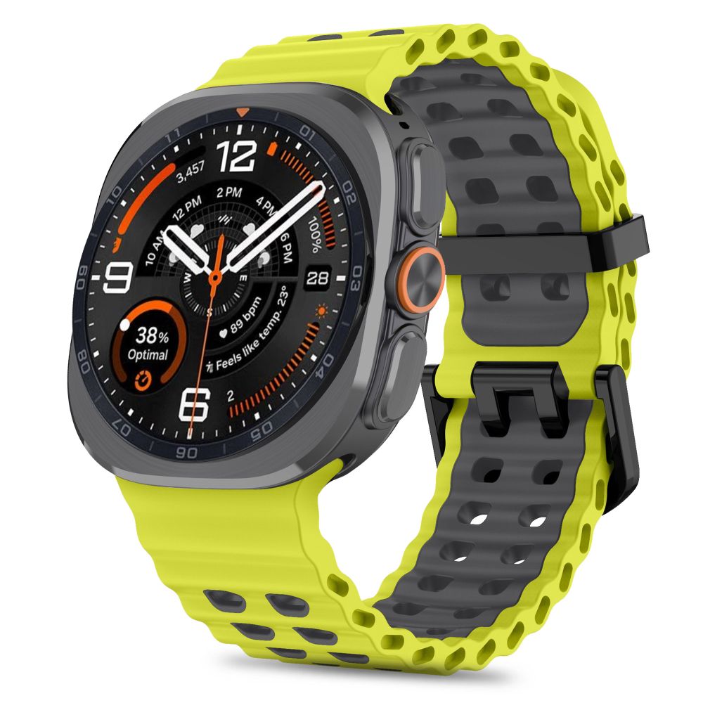 Tech-Protect Iconband Pro Samsung Galaxy Watch Ultra 47mm - Lime-pilka -- Samsung Galaxy Watch Ultra