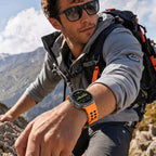 Tech-Protect Iconband Pro Samsung Galaxy Watch Ultra 47mm - Oranžinė/juoda -- Samsung Galaxy Watch Ultra