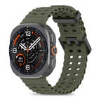 Tech-Protect Iconband Pro Samsung Galaxy Watch Ultra 47mm - Tamsi žalia -- Samsung Galaxy Watch Ultra
