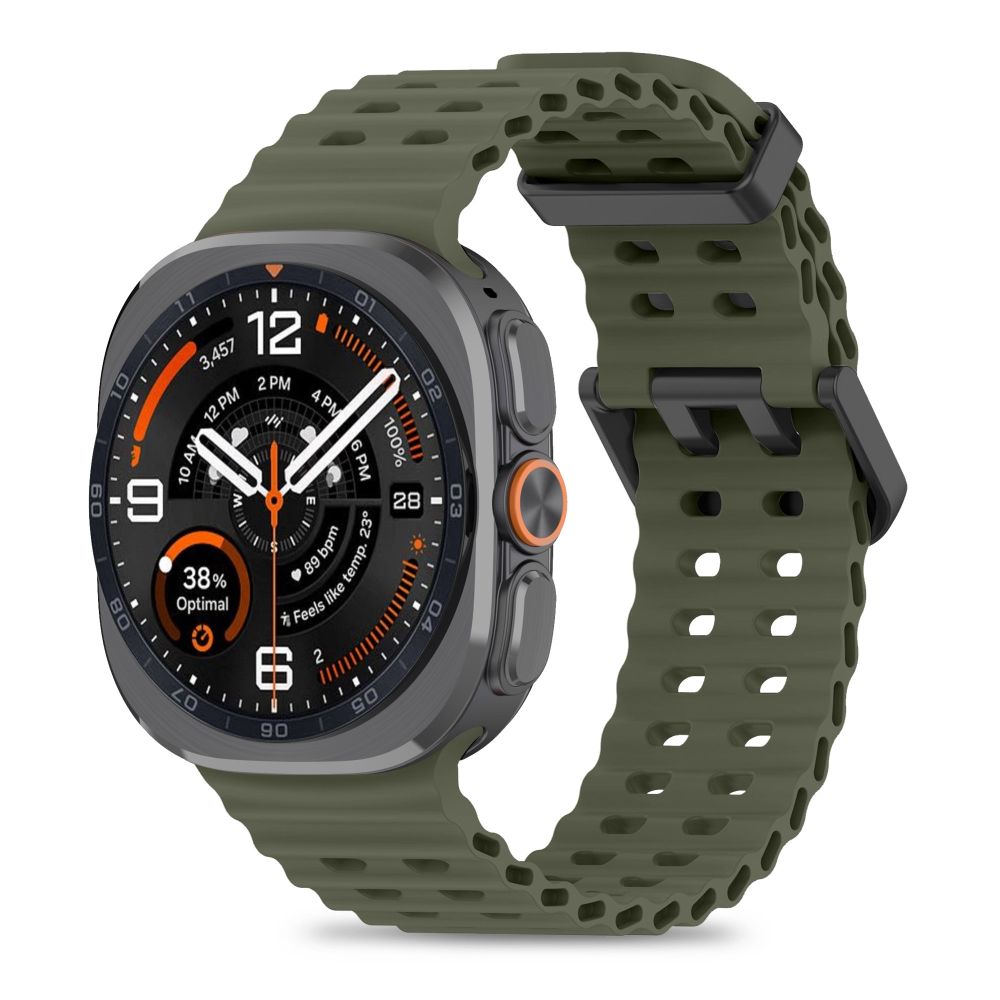 Tech-Protect Iconband Pro Samsung Galaxy Watch Ultra 47mm - Tamsi žalia -- Samsung Galaxy Watch Ultra
