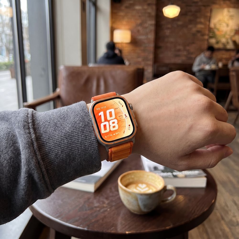 Tech-Protect Nylon Pro dirželis Huawei Watch Fit 3 / 4 / 4 Pro / 5 / 5 Pro - oranžinis -- Huawei Watch Fit 3 / Huawei...