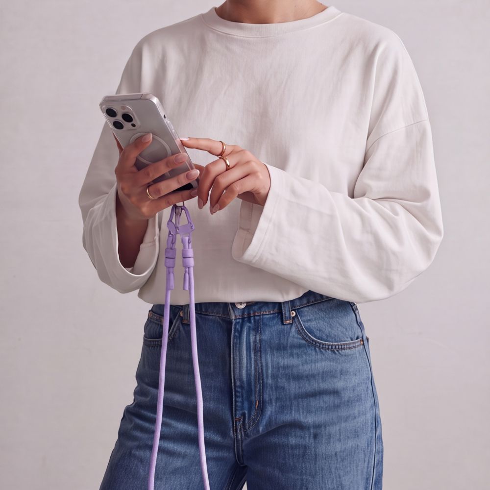 Tech-Protect C5SD virvės kryžminė telefono nuorinė - levandų -- Other phone accessories