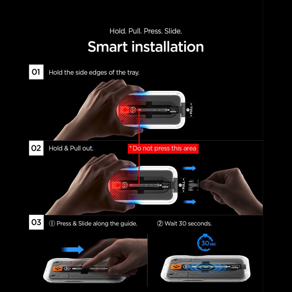 Spigen Glas.tR EZ Fit Pro 2 paketų grūdintas stiklas Nothing Phone 4A Pro -- Nothing Phone (4a) Pro