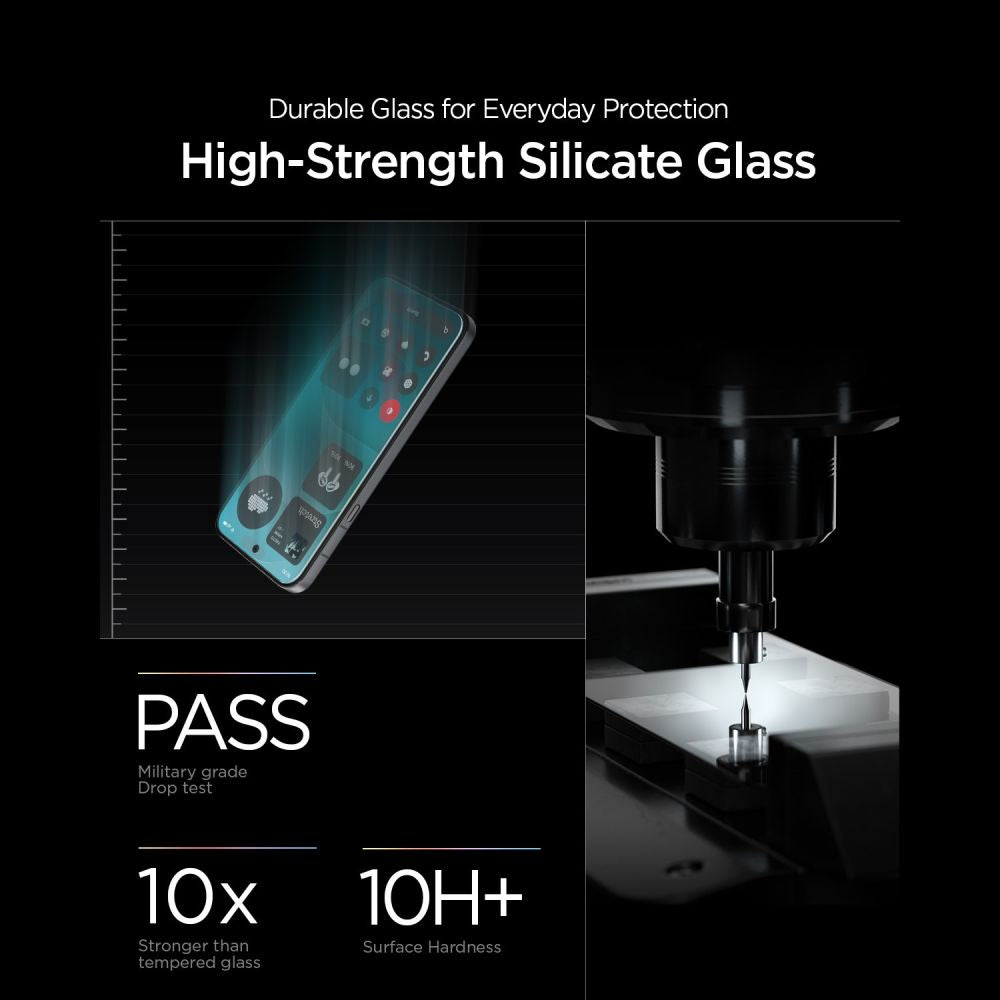 Spigen Glas.tR EZ Fit Pro 2 paketų grūdintas stiklas Nothing Phone 4A Pro -- Nothing Phone (4a) Pro