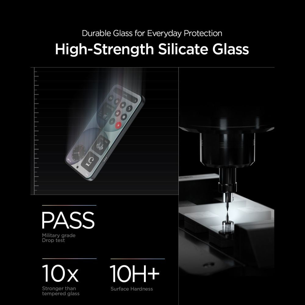 Spigen Glas.tR EZ Fit Pro 2 paketų grūdintas stiklas Nothing Phone 4A -- Nothing Phone (4a)