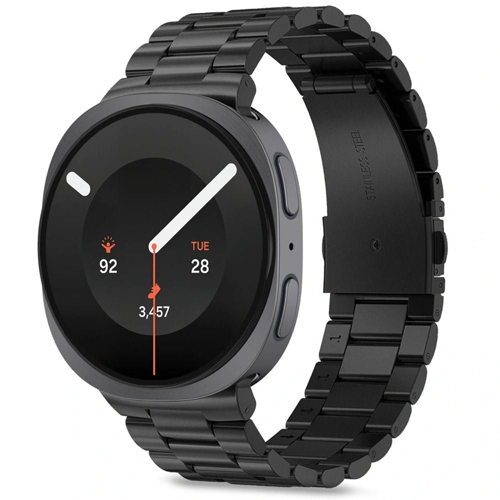 Tech-Protect nerūdijančio plieno apyrankė Samsung Galaxy Watch 40/44/46 mm - Juoda -- Samsung Galaxy Watch