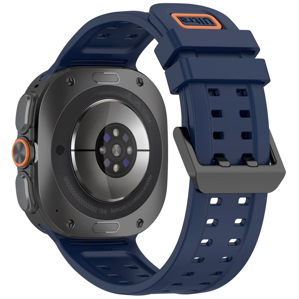Tech-Protect Silicone Air dirža Samsung Galaxy Watch Ultra 47 mm - Tamsiai mėlyna -- Samsung Galaxy Watch Ultra (47mm)