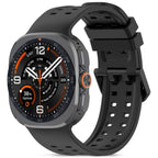Tech-Protect Silicone Air dirža Samsung Galaxy Watch Ultra 47 mm - Juoda -- Samsung Galaxy Watch Ultra (47mm)