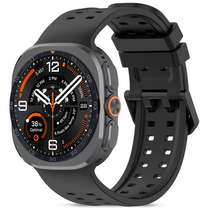 Tech-Protect Silicone Air dirža Samsung Galaxy Watch Ultra 47 mm - Juoda -- Samsung Galaxy Watch Ultra (47mm)
