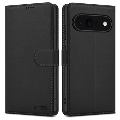 Tech-Protect piniginės dėklas Google Pixel 11 / 11 Pro - matinis juodas -- Google Pixel 11 / Google Pixel 11 Pro