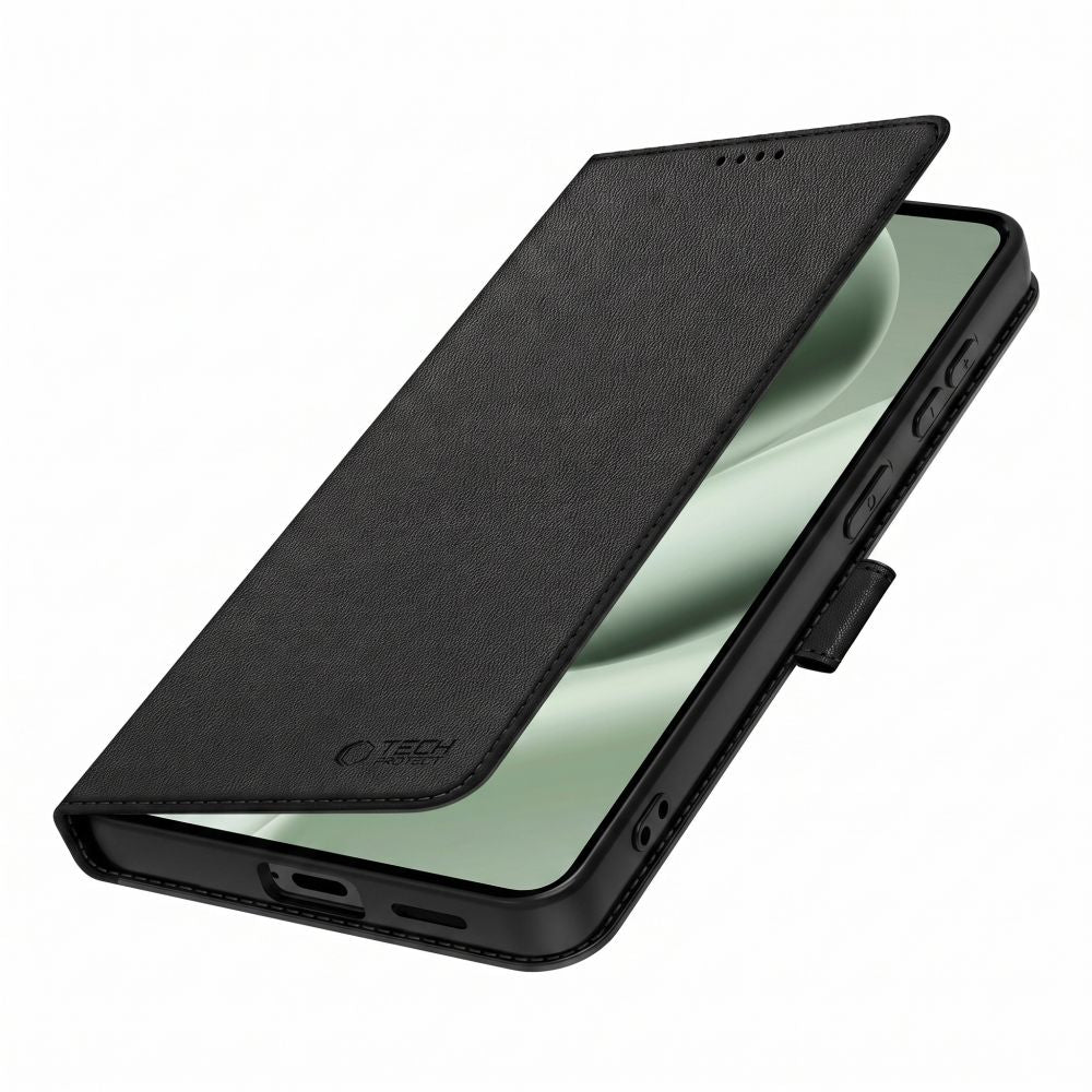 Tech-Protect piniginės dėklas Google Pixel Pro XL - matinis juodas -- Google Pixel Pro XL