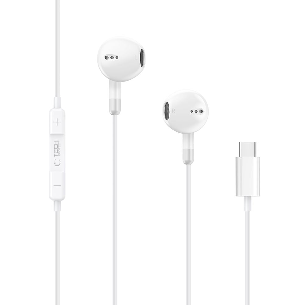 Tech-Protect Ultraboost Core G4 USB-C laidinės ausies aušinės - Balta -- Headphones