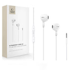 Tech-Protect Ultraboost Core G4 Mini Jack Laidinės ausines - Balta -- Headphones