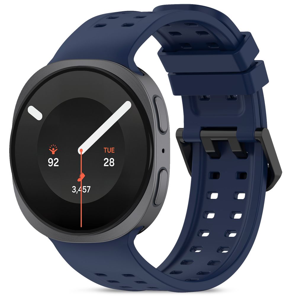 Tech-Protect Silicone Air dirželis Samsung Galaxy Watch 40/44/46 mm - Tamsiai mėlyna -- Samsung Galaxy Watch 40/44/46 mm
