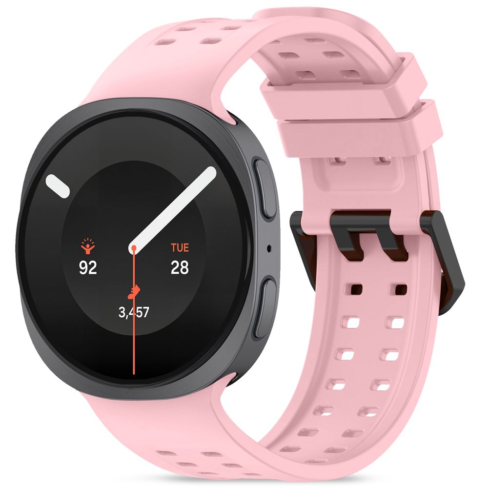 Tech-Protect Silicone Air dirželis Samsung Galaxy Watch 40/44/46 mm - Pudrinė rožinė -- Samsung Galaxy Watch 40/44/46 mm