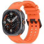 Tech-Protect Silicone Air dirželis Samsung Galaxy Watch Ultra 47mm - Mandarinų oranžinė -- Samsung Galaxy Watch Ultra (47mm)