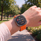 Tech-Protect Silicone Air dirželis Samsung Galaxy Watch Ultra 47mm - Mandarinų oranžinė -- Samsung Galaxy Watch Ultra (47mm)