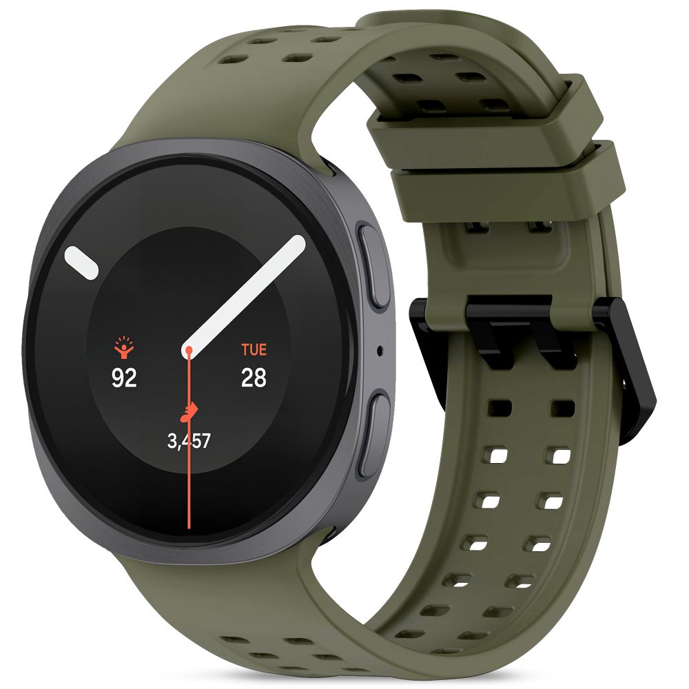 Tech-Protect Silicone Air dirželis Samsung Galaxy Watch 40/44/46 mm - Žalia -- Samsung Galaxy Watch 40/44/46 mm