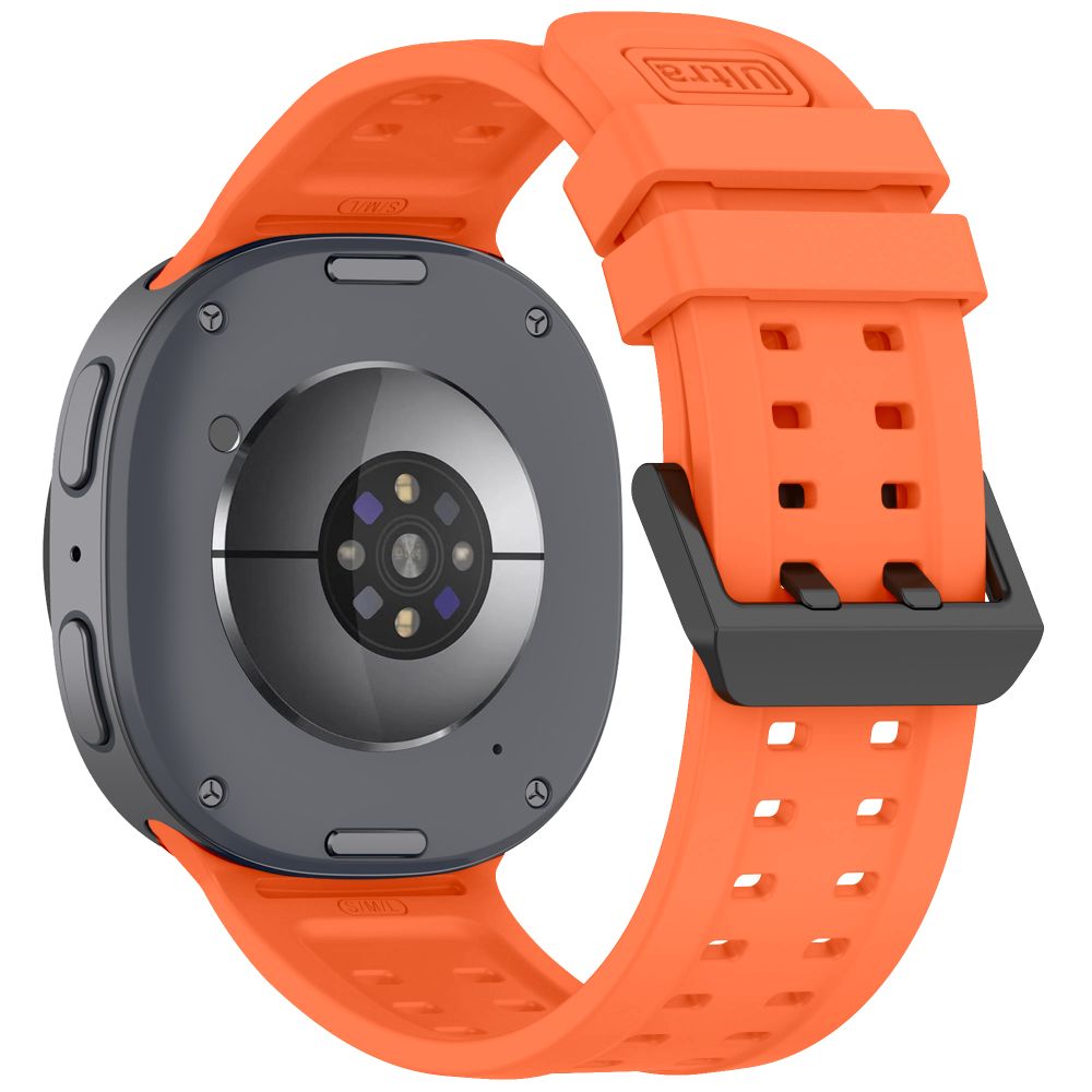 Tech-Protect Silicone Air Strap skirtas Samsung Galaxy Watch 40/44/46 mm - Oranžinė -- Samsung Galaxy Watch 40/44/46 mm