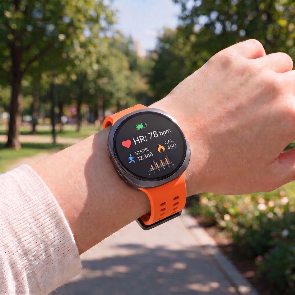 Tech-Protect Silicone Air Strap skirtas Samsung Galaxy Watch 40/44/46 mm - Oranžinė -- Samsung Galaxy Watch 40/44/46 mm