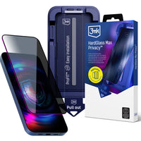 3mk Hardglass Max Privacy grūdintas stiklas su aplikatoriumi iPhone 18 Pro