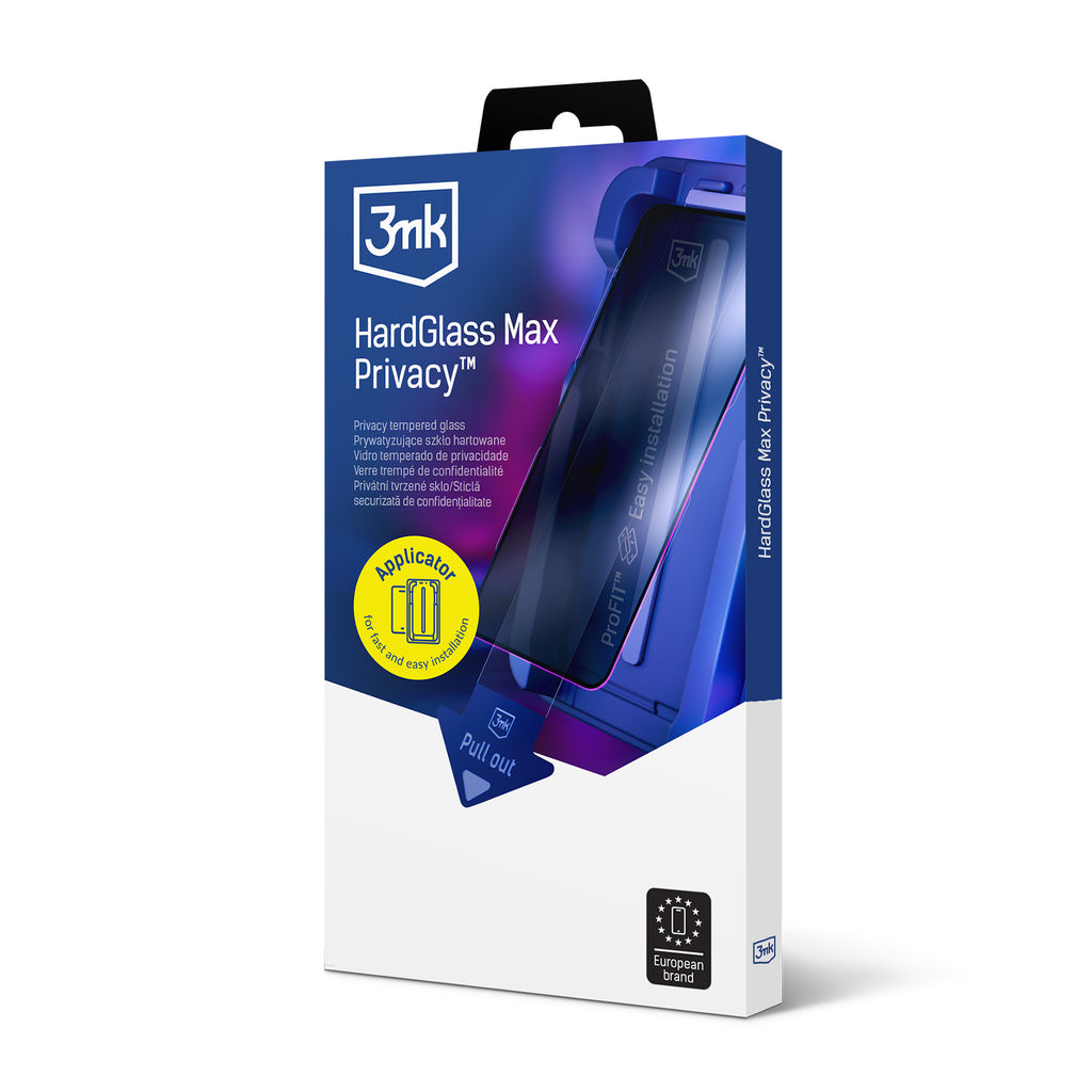 3mk Hardglass Max Privacy grūdintas stiklas su aplikatoriumi iPhone 18 Pro -- iPhone 18 Pro