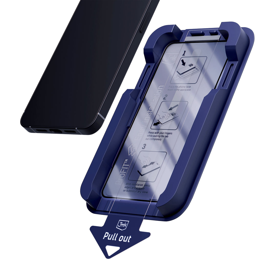 3mk Hardglass Max Privacy grūdintas stiklas su aplikatoriumi iPhone 18 Pro Max -- iPhone 18 Pro Max