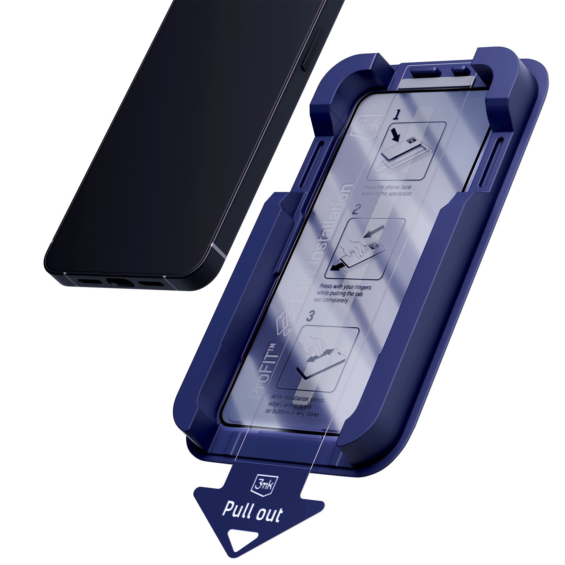 3mk Hardglass Max Privacy grūdintas stiklas su aplikatoriumi iPhone 18 Pro Max -- iPhone 18 Pro Max