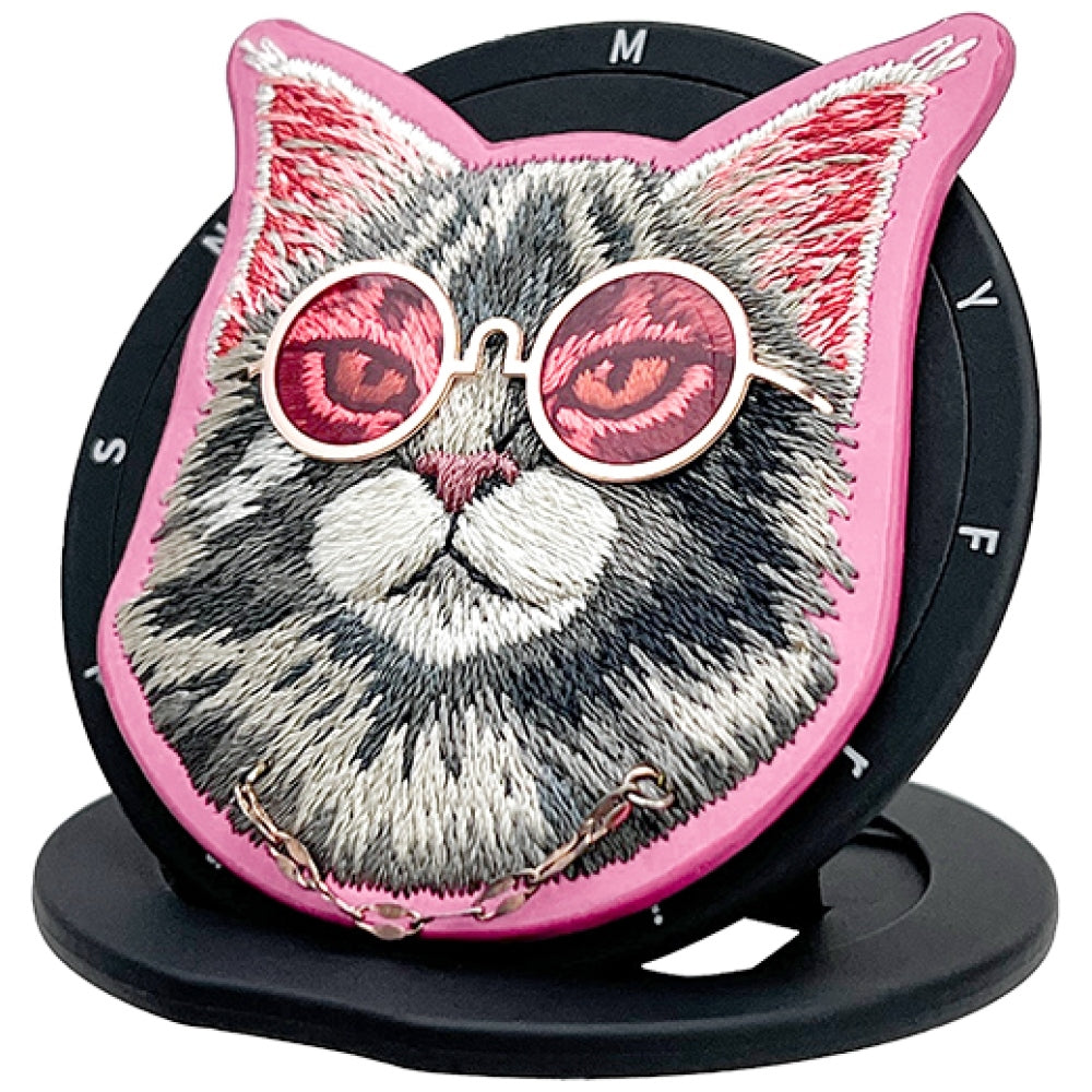 Nimmy Cool&Cute 2.0 Cat Magnetic Phone Holder - Rožinė -- Cell phone holders