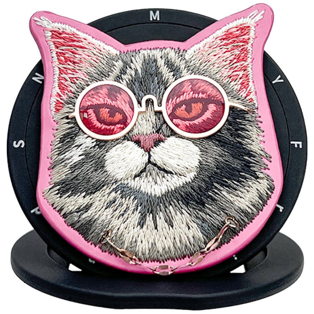 Nimmy Cool&Cute 2.0 Cat Magnetic Phone Holder - Rožinė -- Cell phone holders