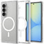 Spigen AirSkin Zero MagFit MagSafe dėklas Samsung Galaxy Z Fold 8 Ultra - skaidrus ir baltas -- Samsung Galaxy Z Fold 8 Ultra