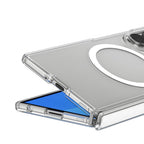 Spigen Ultra Hybrid Pro MagSafe dėklas Samsung Galaxy Z Fold 8 Ultra - Skaidrus ir baltas -- Samsung Galaxy Z Fold 8 Ultra