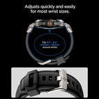 Spigen DuraPro Armor Samsung Galaxy Watch Ultra 47mm dirželis - Juodas -- Samsung Galaxy Watch Ultra (47mm)