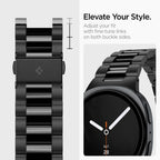 Spigen Modern Fit Band 316L apyrankė Samsung Galaxy Watch 40/44/46 mm - Juoda -- Samsung Galaxy Watch