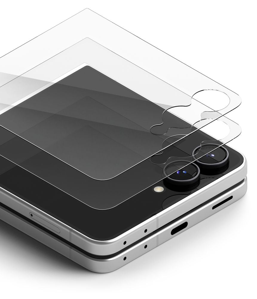 Ringke Cover Display Pro 2 paketų grūdintas stiklas Samsung Galaxy Z Flip 8 -- Samsung Galaxy Z Flip 8